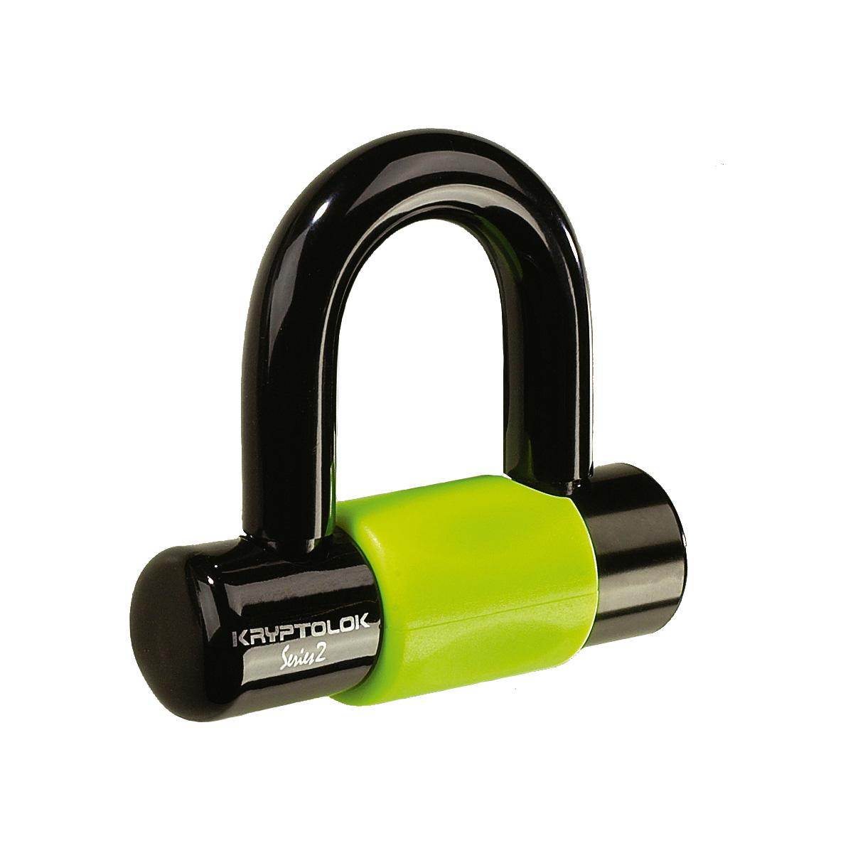 Kryptonite Mini U Kryptolok (13x42x49) - Color negro/amarillo - CLM Store