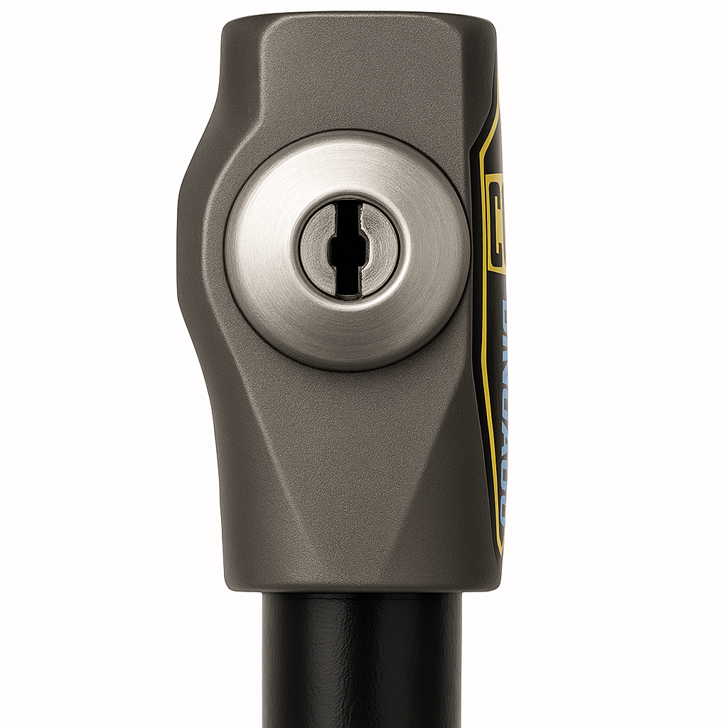 Vista de Cerradura Blindado de Antirrobo Manillar CLM