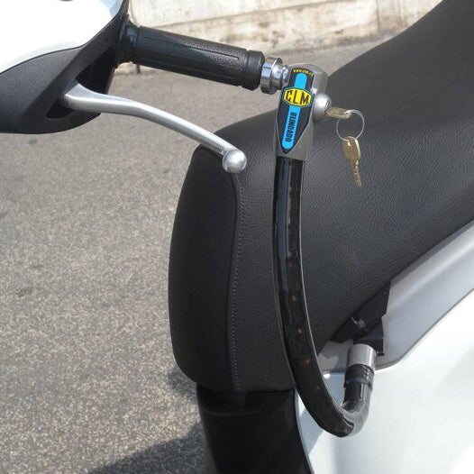 Comodidad al usar antirrobo de manillar para moto CLM