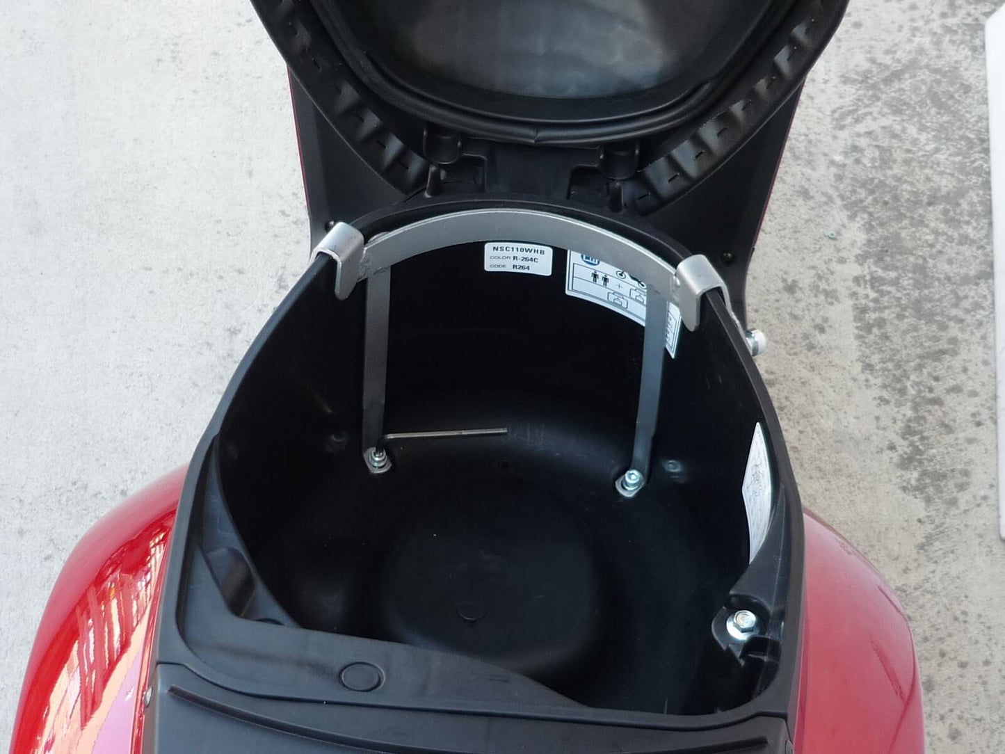 clm antirrobo manillar honda vision 110 chic soporte