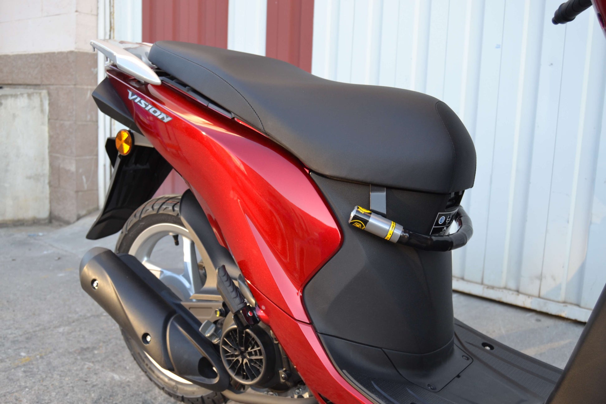 antirrobo manillar para honda vision e4 110cc 2017 chic llave plana recogido