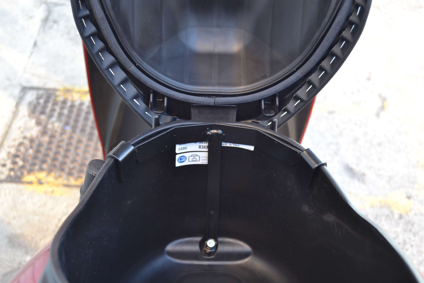 soporte de antirrobo manillar para honda vision e4 110cc 2017 chic llave plana