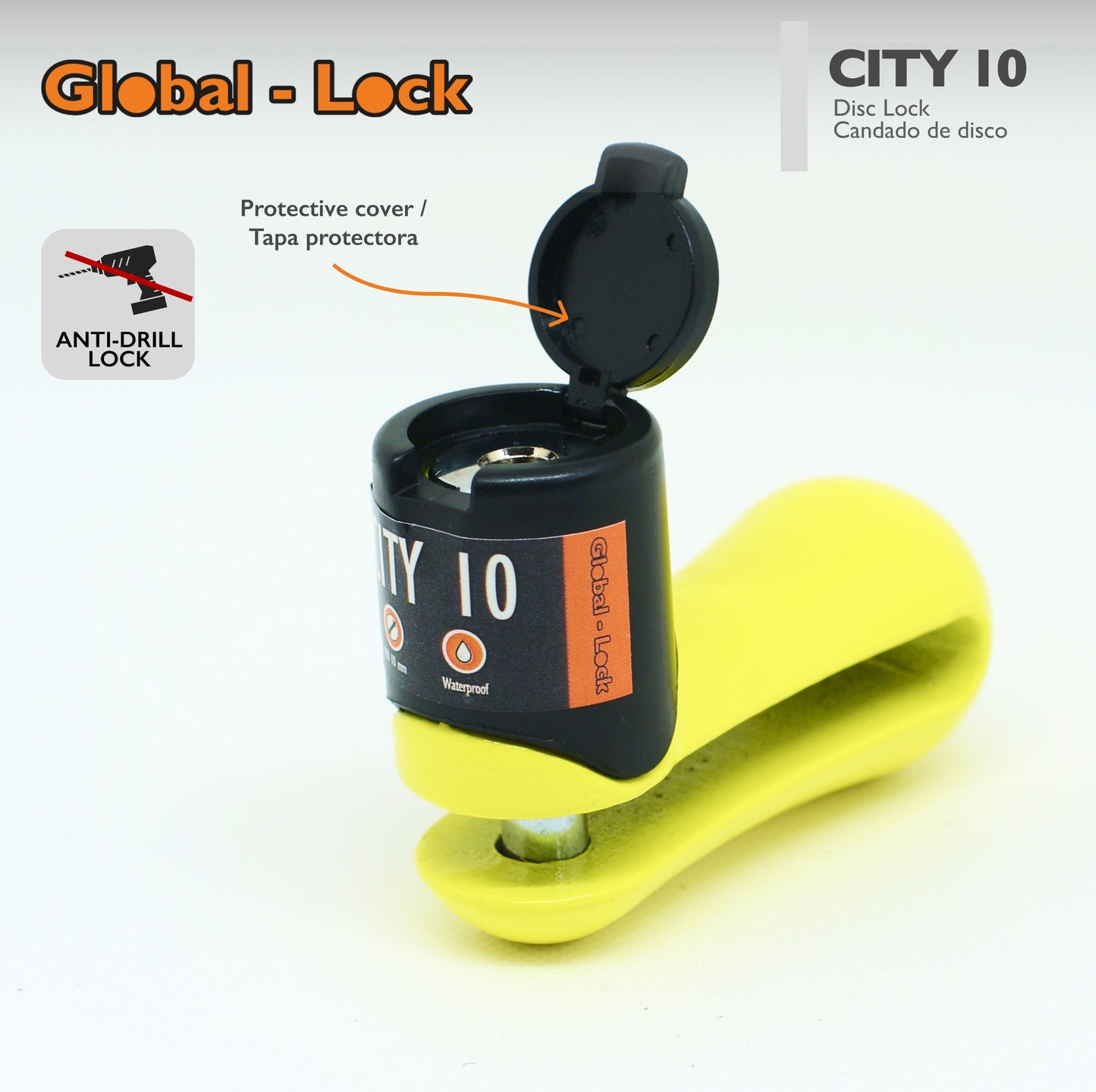Global-Lock CITY Disc Padlock
