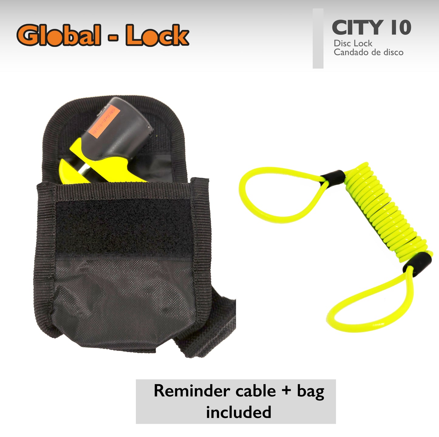 Global-Lock CITY Disc Padlock