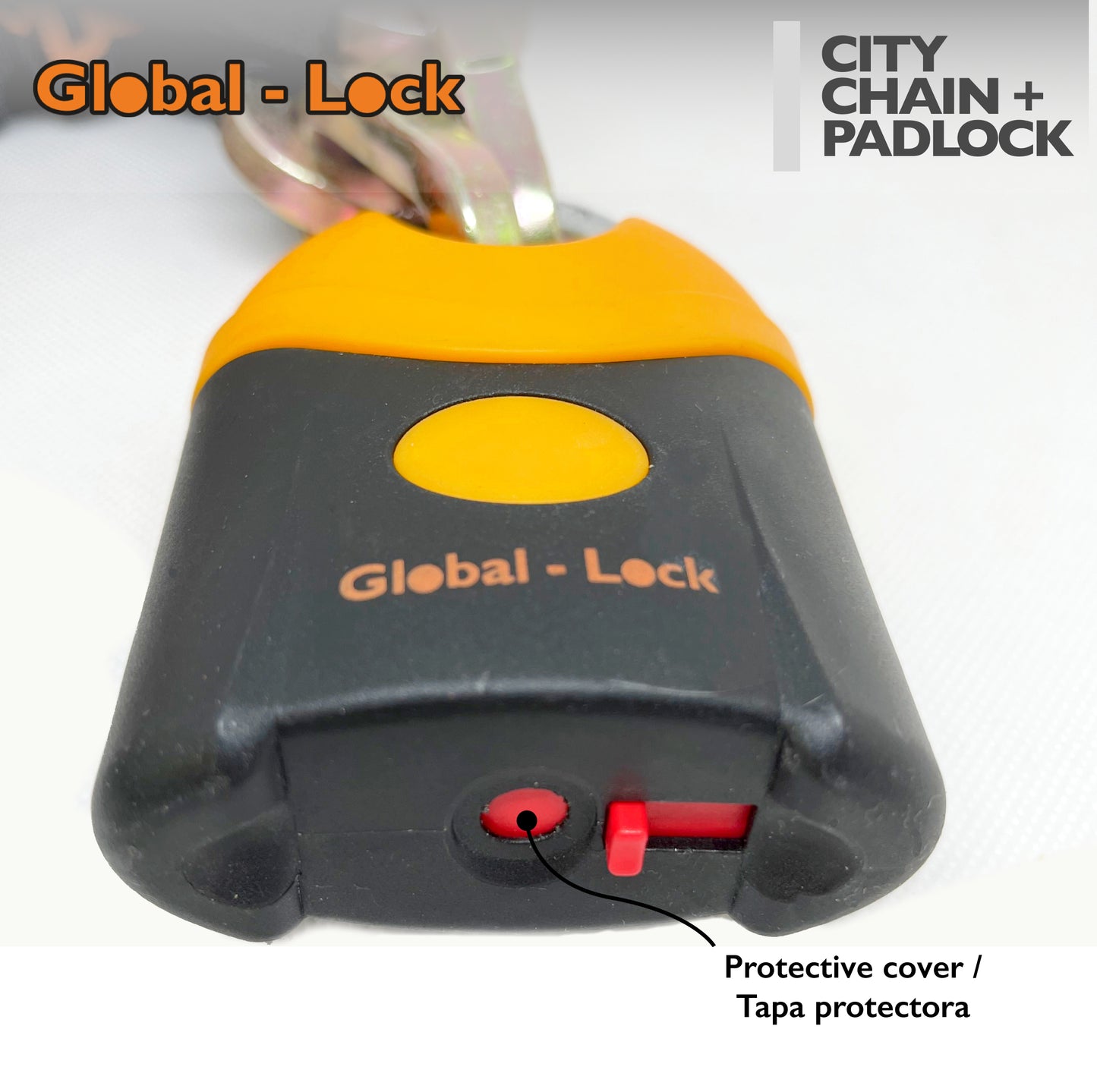 Global-Lock Kit cadena + candado CITY