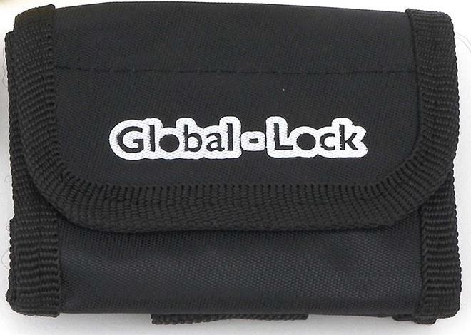 Borsa con chiusura GLOBAL-LOCK | Borsa da trasporto per blocca disco (11x8 cm)