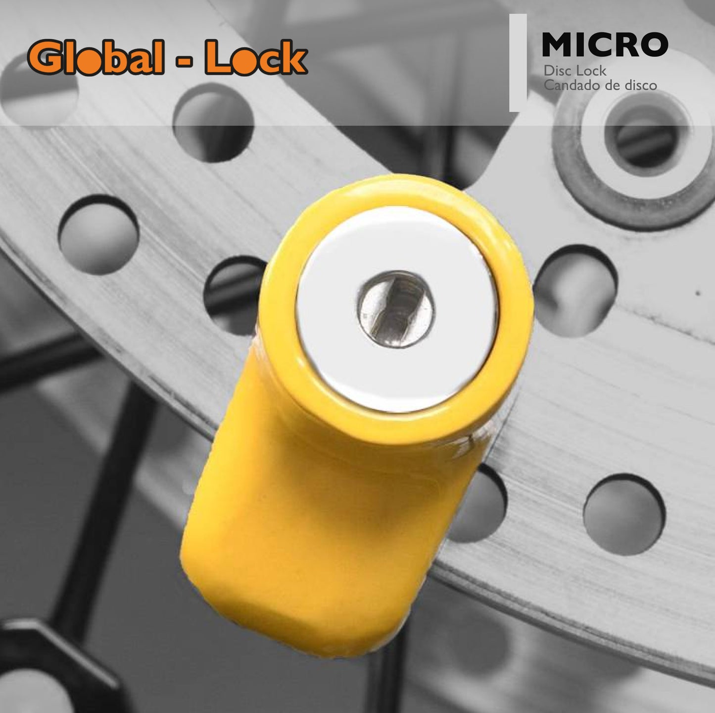 Global-Lock Candado de disco MICRO (5mm)